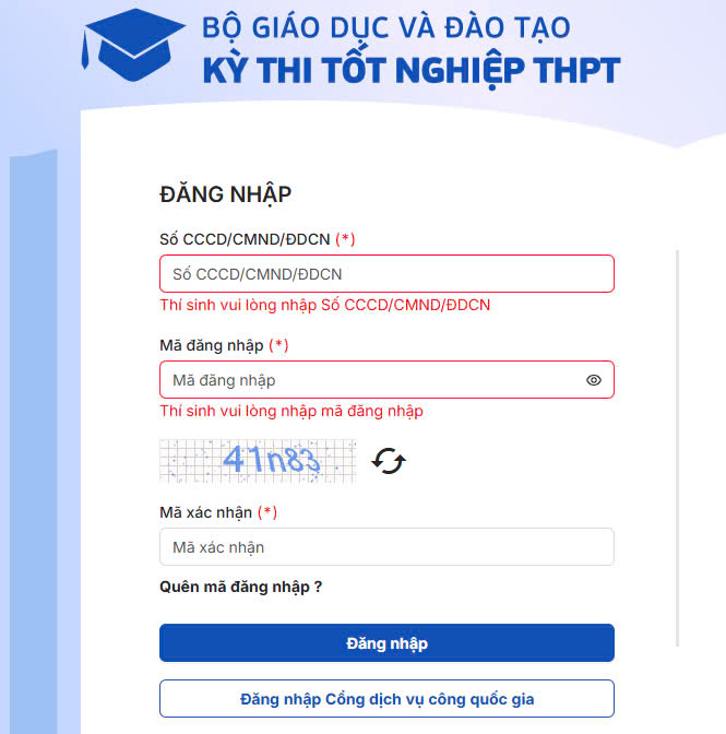 Bến Tre tổ chức đăng ký dự thi Kỳ thi tốt nghiệp Trung học phổ thông năm 2025